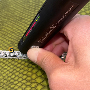 Notre dernière chaîne Hip Hop en or blanc 10Kt de style Franco ornée de diamants ronds de laboratoire taille brillant VVs Clarity - Product Image 4