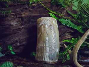 Cuerno de búfalo hecho a mano, auténtico cuerno vikingo para beber, perfecto para regalos de decoración Medieval o vasos rústicos únicos - Product Image 3