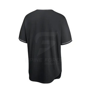 High Quality Breathable Quick Dry <b>Baseball</b> Uniform Sets Stand Collar Pockets Latest Design Customizable 100% Polyester New - Product Image 6