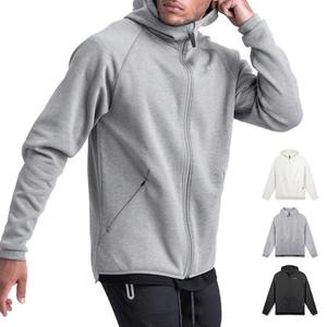 400 Gsm 100% algodón francés Terry gráfico polar Unisex Boxy Full Zip Hoodie Custom Zip Rhinestone Heavyweight Knitted Jersey - Product Image 4