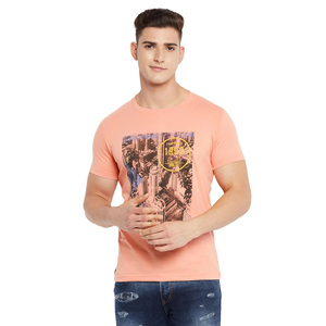 T-shirt de sport à demi-manches de haute qualité pour hommes Design personnalisé à col rond respirant tricoté 100% coton sérigraphie vierge - Product Image 1