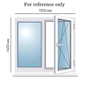 Fenêtres à battant en PVC Maison européenne Fenêtre tournante inclinée Upvc en plastique insonorisée à l'épreuve des ouragans - Product Image 3