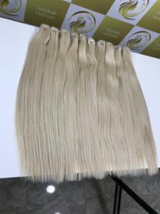 Hueso natural vietnamita recto para peluca frontal y tejidos vendedores al por mayor Super doble dibujado Human Genius Machine WEft - Product Image 2