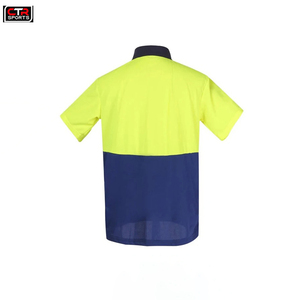 Best Supplier <b>Hi</b> <b>Vis</b> Reflective Safety Workwear Polo <b>Shirt</b> Men Quick Dry Polo <b>T</b> <b>Shirt</b> Solid Color - Product Image 2