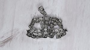 Nuevo lujoso dinero ATM Iced Hip Hop 925 plata esterlina Moissanite letra colgante diamante infundido joyería de moda regalo - Product Image 4