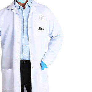 เสื้อโค้ทการแพทย์สำหรับทุกเพศเสื้อโค้ทการแพทย์สำหรับใช้ในโรงพยาบาลผ้าโพลีเอสเตอร์/ ผ้าฝ้ายถักขายส่งออนไลน์2025 - Product Image 5