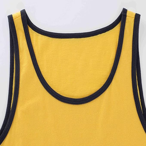 2026 Custom <b>Men's</b> Cotton Plain Tank Tops Wholesale Breathable Gym Fitness Workout <b>Singlets</b> XL Size Casual OEM Service Knitted - Product Image 5