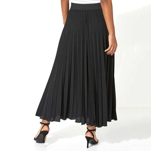 Jupe Maxi plissée printemps et automne nouveau costume femme jupe plissée en mousseline de soie jupe Maxi plissée pour les femmes - Product Image 3