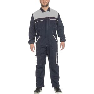 Combinaison de travail robuste CBF Balducci bleu/ice, multi-poches, vêtements de travail polyvalents - Product Image 1