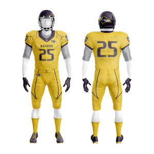 Uniformes de football américain haute performance pour hommes femmes conception personnalisée tissu élastique à séchage rapide prix de gros - Product Image 4