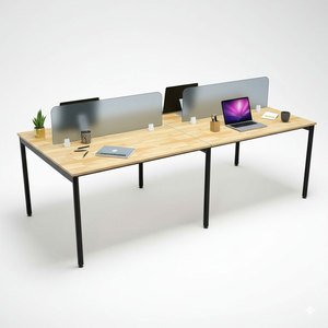 OMA II Steel <b>Legged</b> 240x120cm <b>Foldable</b> Office Furniture <b>Table</b> for Office & Hospital-HBOM211 - Product Image 1