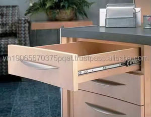 Aodeli Glissière de tiroir boule en acier zinguée moderne pleine extension pour chambre à coucher, salle à manger et salle de bain pour armoires de cuisine - Product Image 3