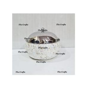 Diseño admirable de madera y madre de perla Hot Pot Cazuela para bodas y hoteles Sirviendo comida Hot Pot - Product Image 1