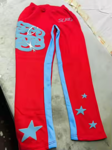 Pantalons de survêtement décontractés pour hommes avec logo personnalisé, taille élastique, doublure en polaire, taille moyenne à grande, joggers de sport, hip hop, longs, en laine peignée - Product Image 5