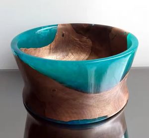 Bol de service pour restaurants Bols de nourriture en bois écologiques de haute qualité, brillants, parfaits pour le petit déjeuner, le stockage de collations en soirée - Product Image 5