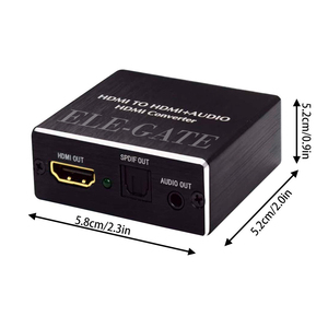 Splitter e Convertitore Audio HDMI 4K con Estensione in Fibra Ottica da 60 Metri - Product Image 4