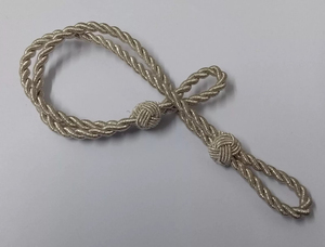 Cordon de capuchon en soie sur mesure Cordon de capuchon en fil d'or Cordon de capuchon uniforme Fabriqué au Pakistan - Product Image 4