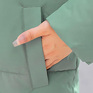 Vestes longues bouffantes pour femmes avec col personnalisé de qualité supérieure/Toutes les tailles disponibles Vestes longues bouffantes pour femmes - Product Image 4