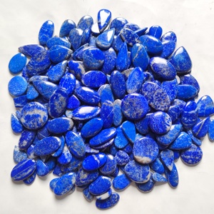 Lapis Lazuli ทำเครื่องประดับหิน Cabochon ที่มีคุณภาพดีที่สุด Lapis Lazuli หลวมรักษาคริสตัลราคาไม่แพง - Product Image 1