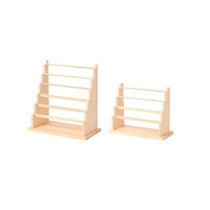 Multi-Purpose Jewelry Organizer <b>Stand</b> Holder with Rectangular Wooden Base Hooks Earrings Necklaces Bracelets Other Accessories - Product Image 2