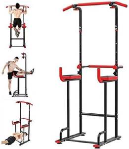 Power Tower Dip Station Equipo de entrenamiento multifuncional para pull UPS, DIPS y entrenamiento físico de cuerpo completo - Product Image 1