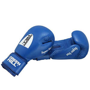 Gants de boxe Super Star approuvés IBA, équipement MMA avec logo personnalisé imprimé et attache de poignet à lacets, disponibles en tailles 10oz et 12oz - Product Image 6
