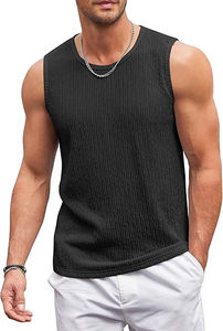 เสื้อกล้ามผู้ชายน้ำหนักเบาใส่ออกกำลังกายในยิมสีพื้น - Product Image 5