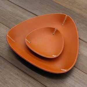 Nouveau design, plateau personnalisé, organisateur de bureau en cuir artisanal, cadeau de bureau, personnalisé, fait à la main, prix abordable - Product Image 1