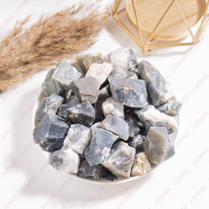 Vente en gros de pierres brutes de guérison, morceaux de cristal concassés en vrac, agate mousse, pierres sculptées, pierres brutes non polies Anshul Impex Art - Product Image 1