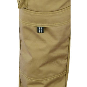 Vente en gros de pantalons cargo personnalisés pour hommes 100% coton vêtements de rue avec fermeture éclair frontale plate braguette teint uni OEM service disponible - Product Image 6