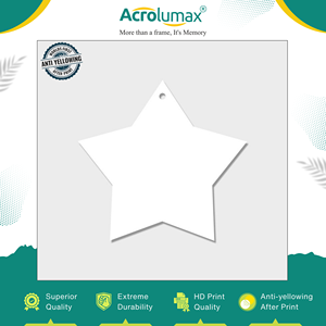 Logotipo personalizado Calidad estándar Decoración de boda y regalo de vacaciones MDF y acrílico Sublimación en blanco Proveedor de adornos navideños - Product Image 2