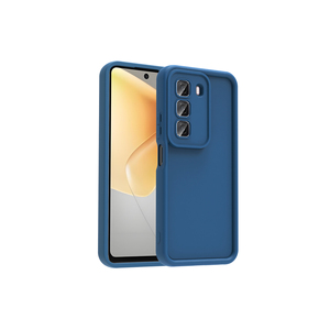 Coque de protection en silicone premium Infinix Hot 50 4G A53 5G avec motif ananas MRSA vert foncé et protection d'objectif - Product Image 1