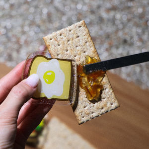 Clip Acrílico Personalizado con Purpurina, Transparente y Brillante, con Logotipo Personalizado, Reutilizable, Clip de Plástico para Documentos, Regalo Promocional - Product Image 2