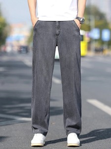 กางเกงยีนส์ผ้ายืดสำหรับผู้ชายออกแบบได้ตามต้องการเสื้อผ้าแนวสตรีทฮิปฮอปสไตล์วินเทจ3D - Product Image 2