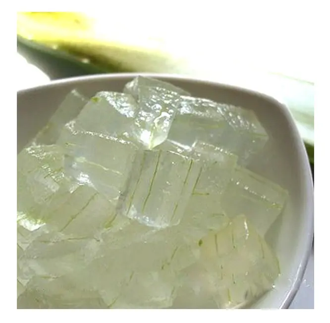 Hochwertiger Alo vera Pudding für Getränke  100 % reine Aloe Vera und Aloe Vera-Gele für Weichgetränke Obst