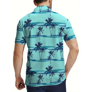 Calidad 220 gramos poliéster/algodón liso teñido hombres Polo ligero transpirable de talla grande sólido Logo patrón Ringer camiseta - Product Image 3