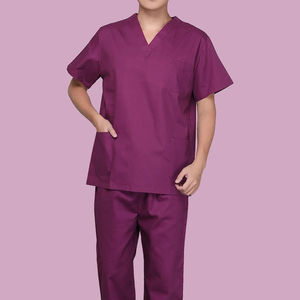 Uniformes Médicos Profesionales de Hospital, Tela de Algodón, 200 GSM, Uniformes Resistentes para Médicos y Enfermeras - Product Image 1