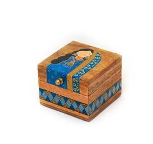 Caja de madera con Incrustaciones de nácar de lujo de alta calidad (conchas marinas) para decoración de joyas - Product Image 2