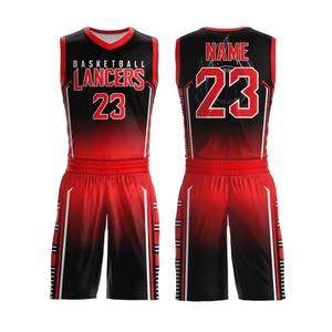 Uniforme de basket-ball unisexe personnalisé avec impression par sublimation, logo d'équipe personnalisé, nom et numéro, taille plus, vêtements de sport personnalisés - Product Image 4