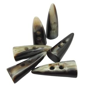 Corne de buffle d'eau la plus vendue accessoires de bascule Design Unique bascule de corne de boeuf pour vêtements bascule de corne légère - Product Image 6