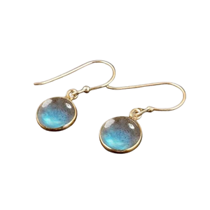 Meilleur Design Fine Jewelry Boucles d'oreilles en pierres précieuses Labradorite Boucles d'oreilles en argent sterling 925 pour femmes Boucles d'oreilles pendantes Bijoux en argent - Product Image 1