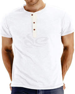 เสื้อยืดคอกลมแขนยาวทรงปกติสำหรับผู้ชายปี 2025 ผ้าเจอร์ซีย์ระบายอากาศได้ดี ผลิตจากผ้าฝ้าย 100% น้ำหนักเบา ติดกระดุม ดีไซน์เรียบง่าย สไตล์วินเทจ - Product Image 1