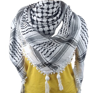 ผ้าพันคอ arafat ผู้ชายผ้านุ่มสบายดูทันสมัยเหมาะสำหรับชุดลำลองกลางแจ้งและสวมใส่แบบดั้งเดิมในหลายสี - Product Image 1