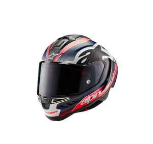 Nuevo Casco Alpine-star Supertech R10 TEAM en Negro Mate/Rojo Carbón/Azul - Product Image 5