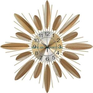 Reloj de pared de estilo único chapado en oro hecho a mano, reloj de pared clásico hecho a mano estándar de calidad exclusiva de la India - Product Image 4