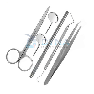 Ensemble de retrait de suture dentaire de haute qualité de 6 pièces, Instruments chirurgicaux dentaires approuvés par CE - Product Image 2