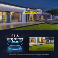 ANNKE 4K 8MP Ensemble de 4 caméras analogiques TVI professionnelles Bullet Vision Nocturne Lumière Double Intelligente 108 FOV Étanche IP67 H.265