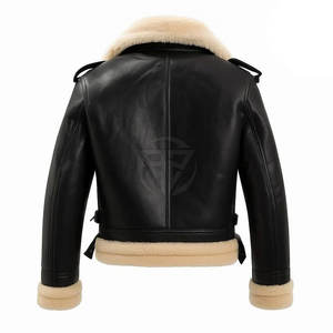 Chaqueta Clásica Premium de Piel de Vaca con Forro Interior Suave, Diseño Ligero y Ecológico para Invierno, Logotipo Frontal - Product Image 2