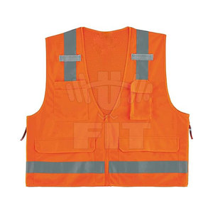 Chaleco DE SEGURIDAD reflectante ligero de alta visibilidad para hombre con logotipo personalizable Equipo de protección de alta visibilidad - Product Image 1