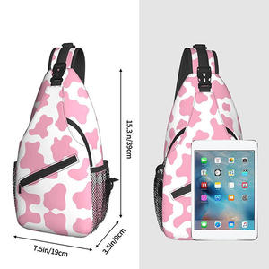Sublimación personalizada Ligero Una Correa Mochila de pecho Unisex Sling Crossbody Bolso de hombro Diseño de mensajero en todos los colores - Product Image 5